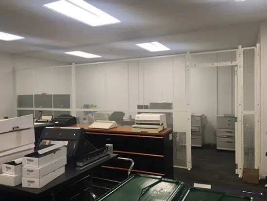 wire partition for wells fargo