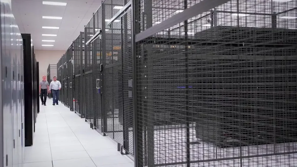 data center wire partition cages